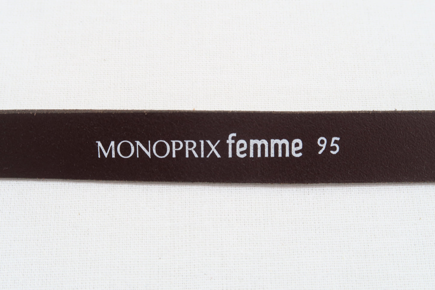 Ceinture marron - Monoprix