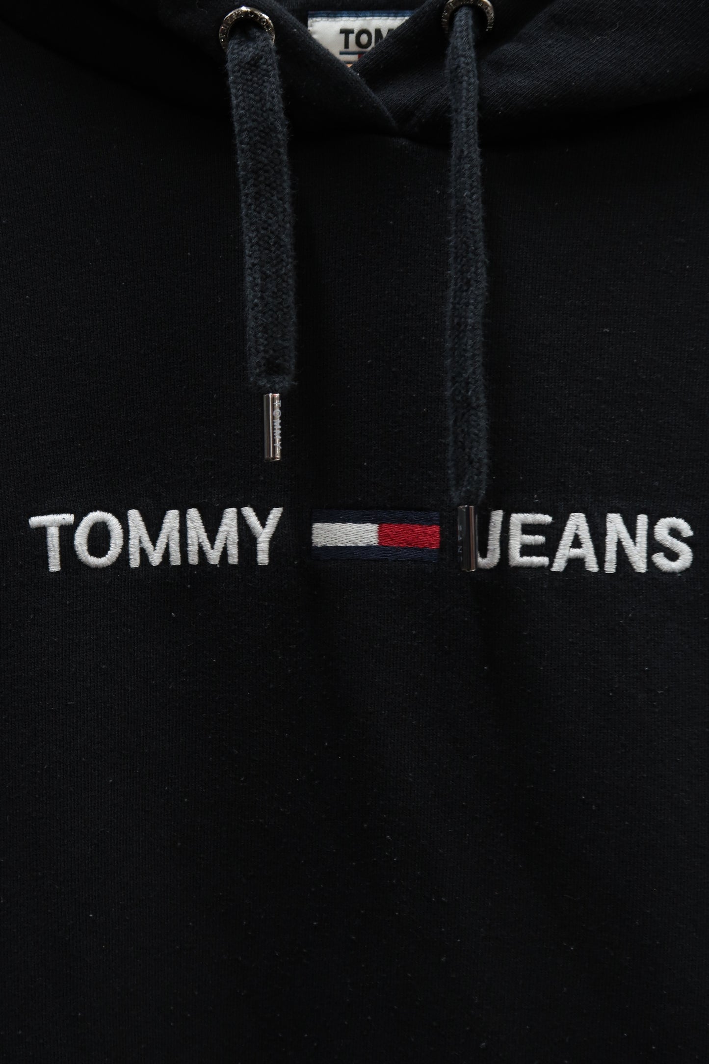 Sweat à capuche noir - Tommy Hilfiger - L