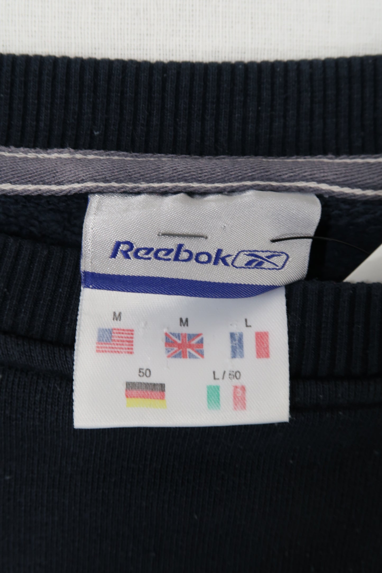 Pull bleu foncé - Reebok - L