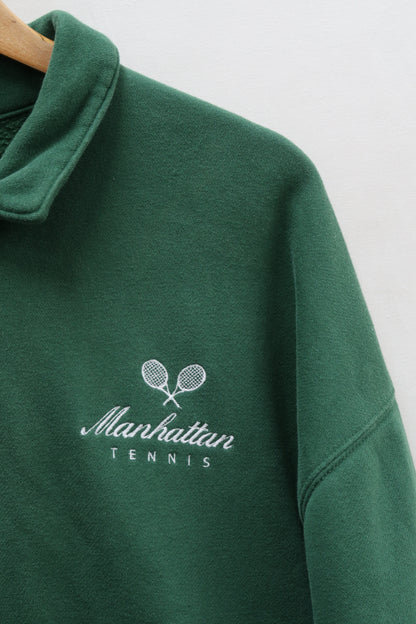 Pull vert "Manhattan Tennis" - Abercrombie - S