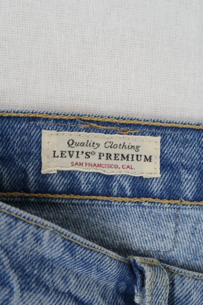 Jean coupe 501 bleu clair à motifs - Levi's - W29 L28