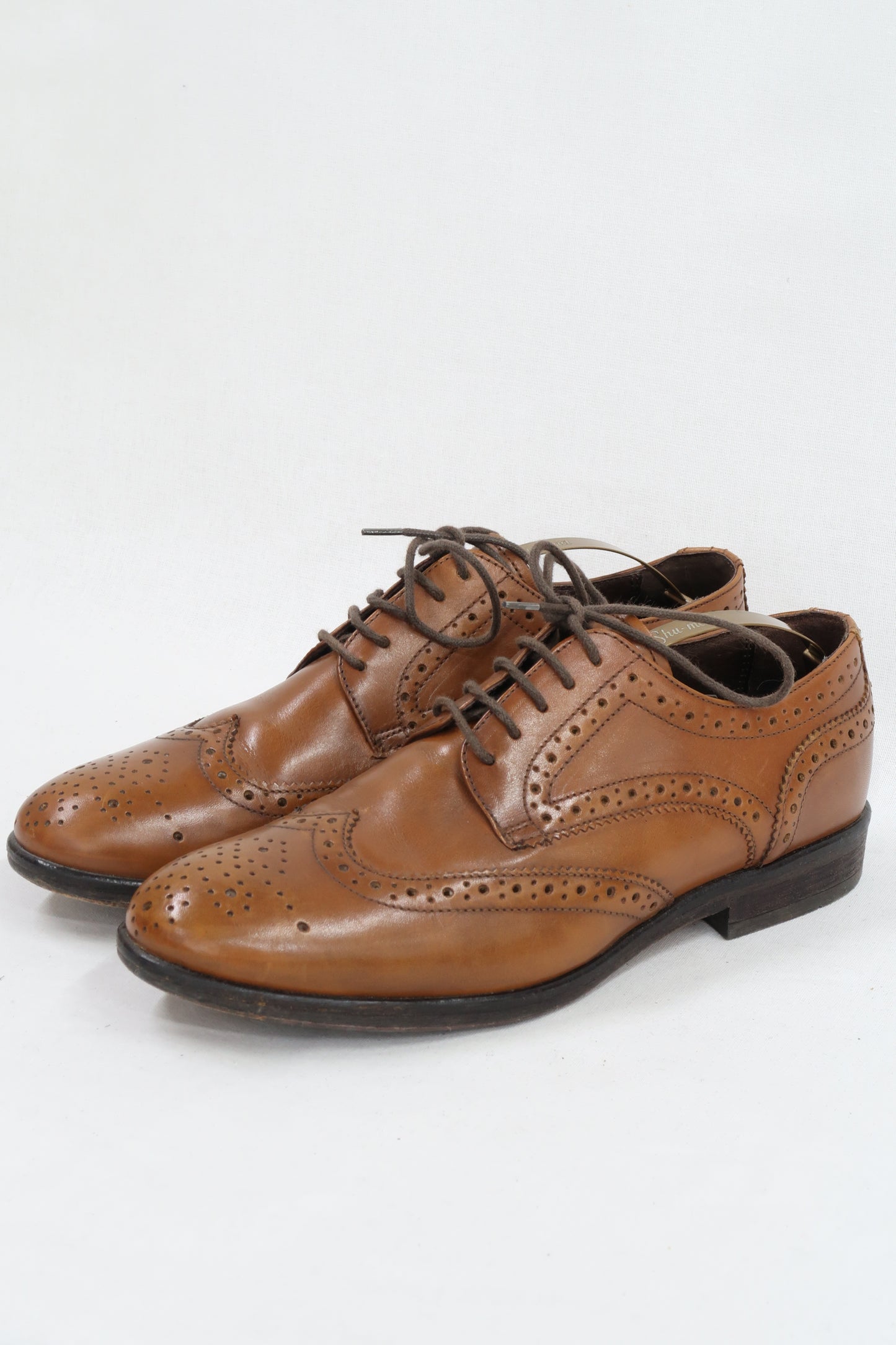 Chaussures oxford marron clair en cuir - Minelli - 39