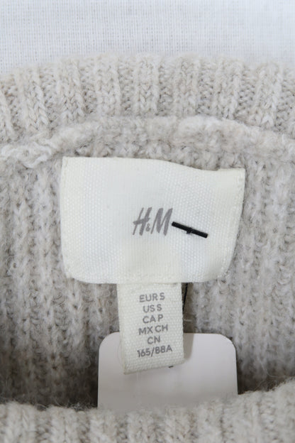 Pull marinière crème et noir - H&M - S