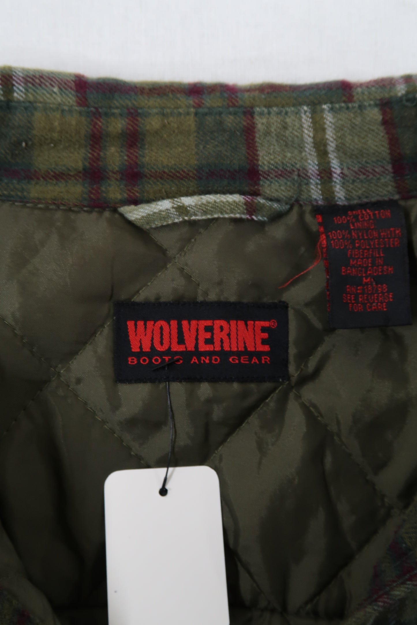 Chemise matelassée khaki - Wolverine - M