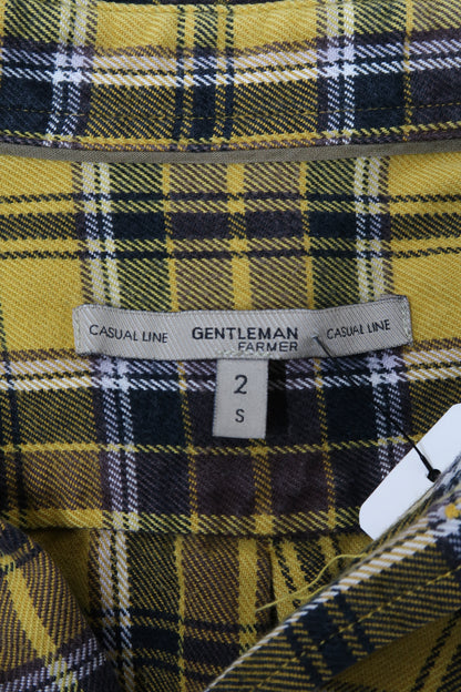 Chemise moutarde et noire - Gentleman farmer - S