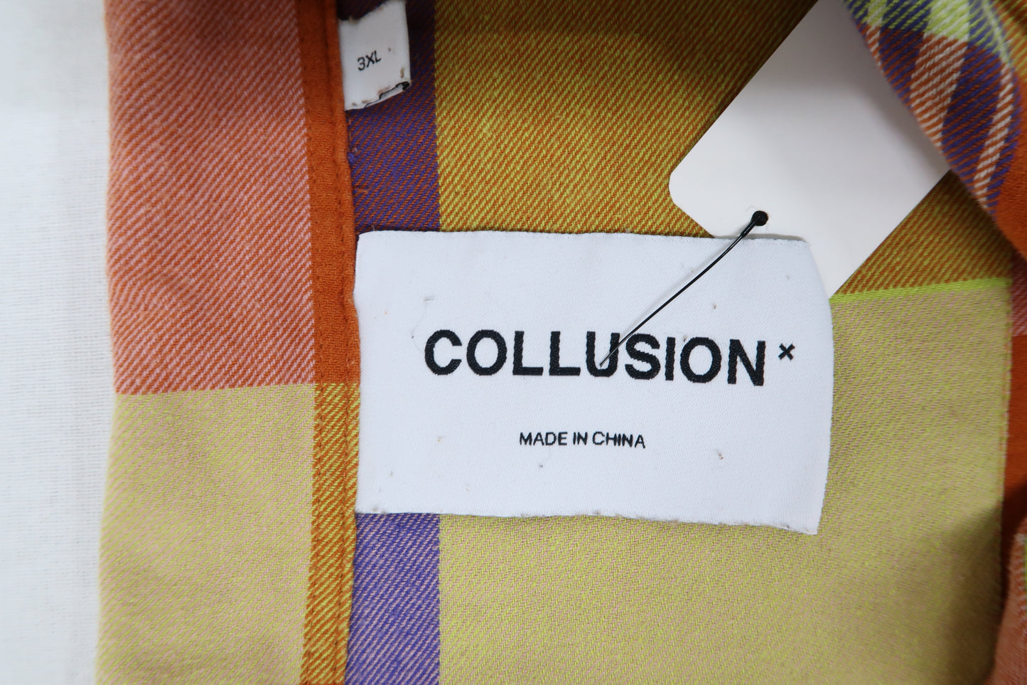 Chemise à manches courtes à carreaux - Collusion - 3XL