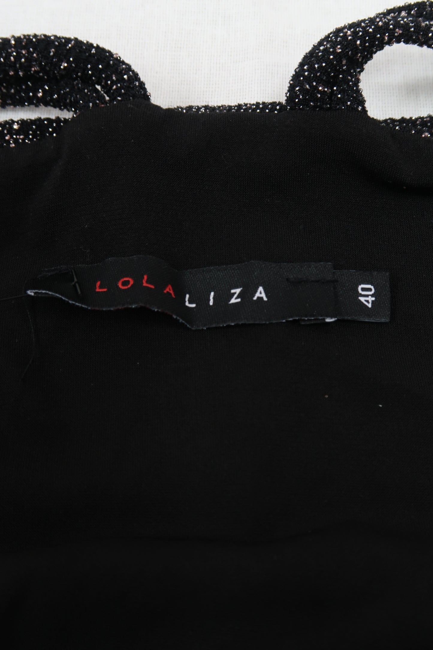 Robe pailletée à bretelles croisées dans le dos - LolaLiza - L