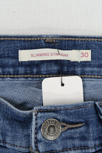 Jeans bleu coupe slimming straight - Levi's - W30 L32