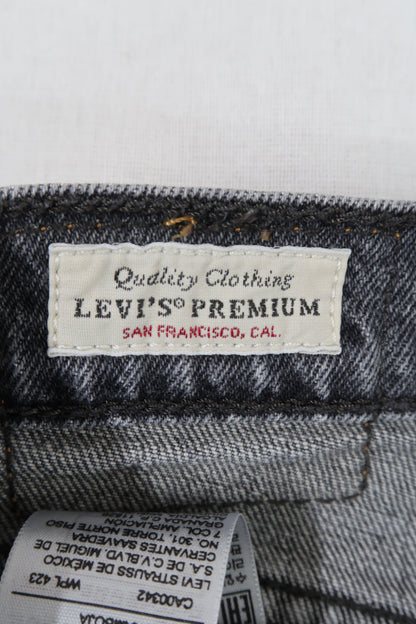 Jeans gris coupe Ribcage straight ankle - Levi's - W30 L27