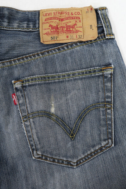 Jean 501 bleu délavé - Levi's - W31 L32