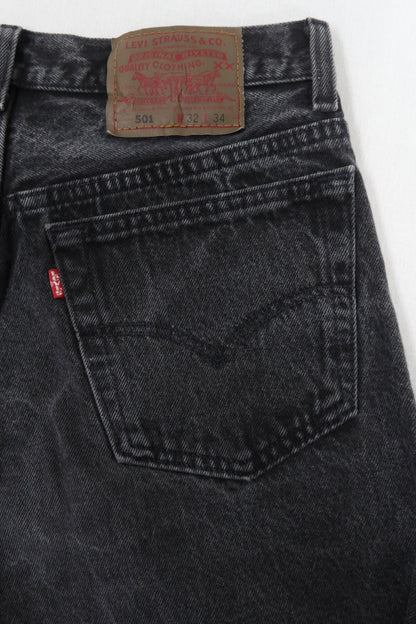 Jean 501 noir délavé - Levi's - W32 L34