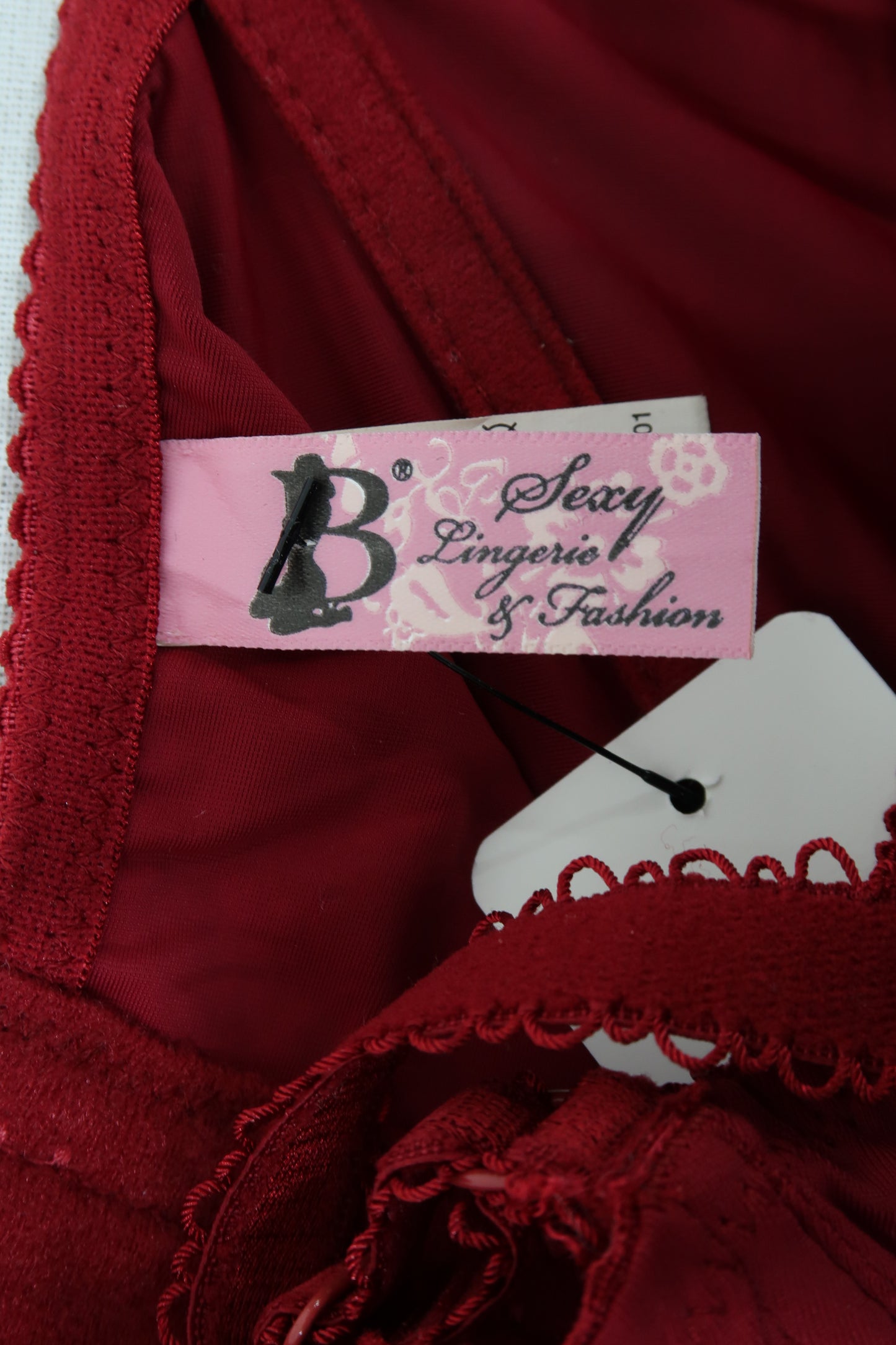 Corset rouge et blanc - B Sexy Lingerie & Fashion - S