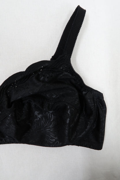 Soutien gorge en satin noir - Silter - 105C