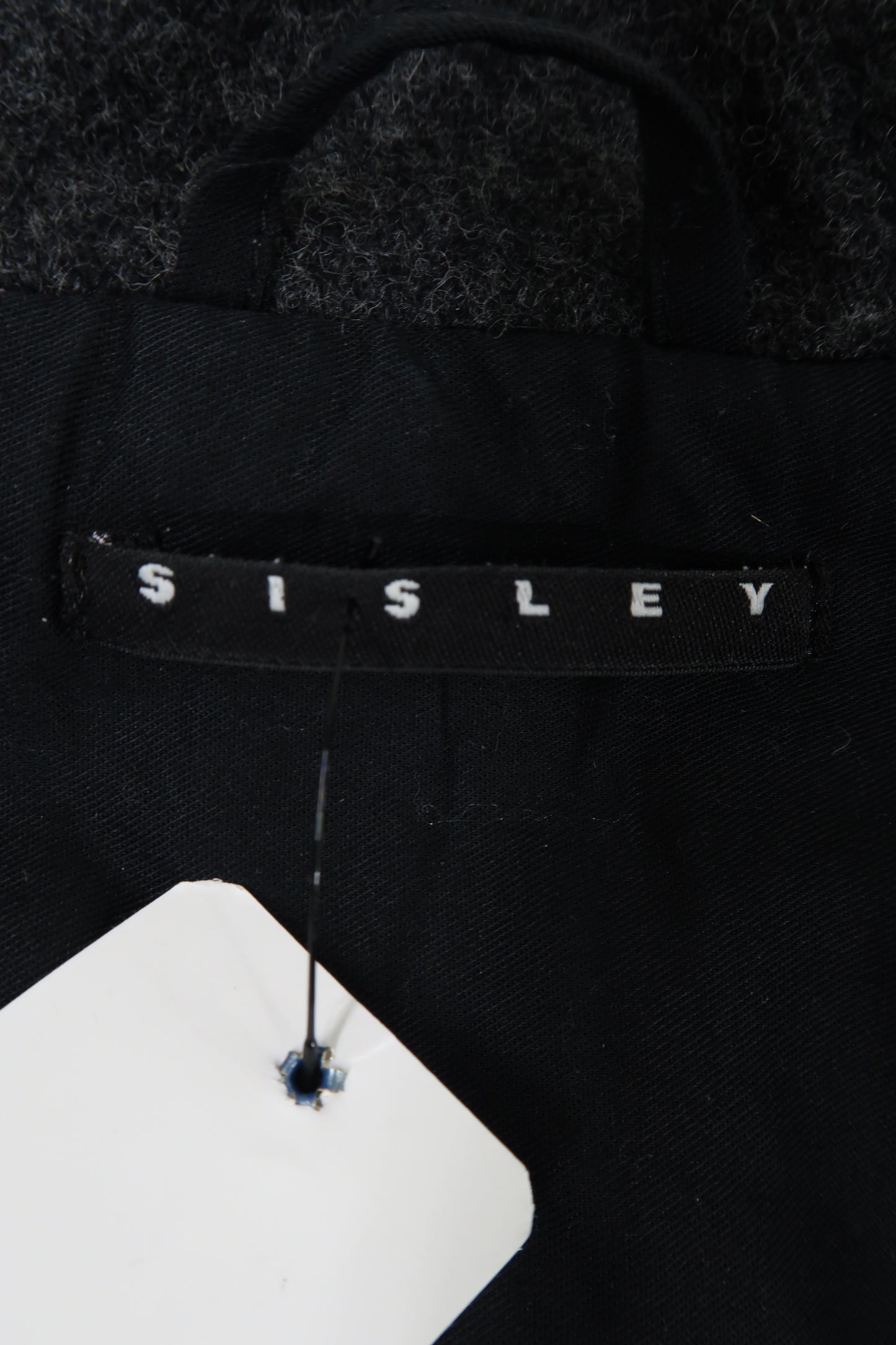 Manteau gris en laine - Sisley - L