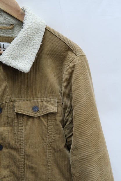 Veste strié camel - Pull & Bear - M