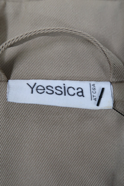 Manteau long beige - Yessica - M