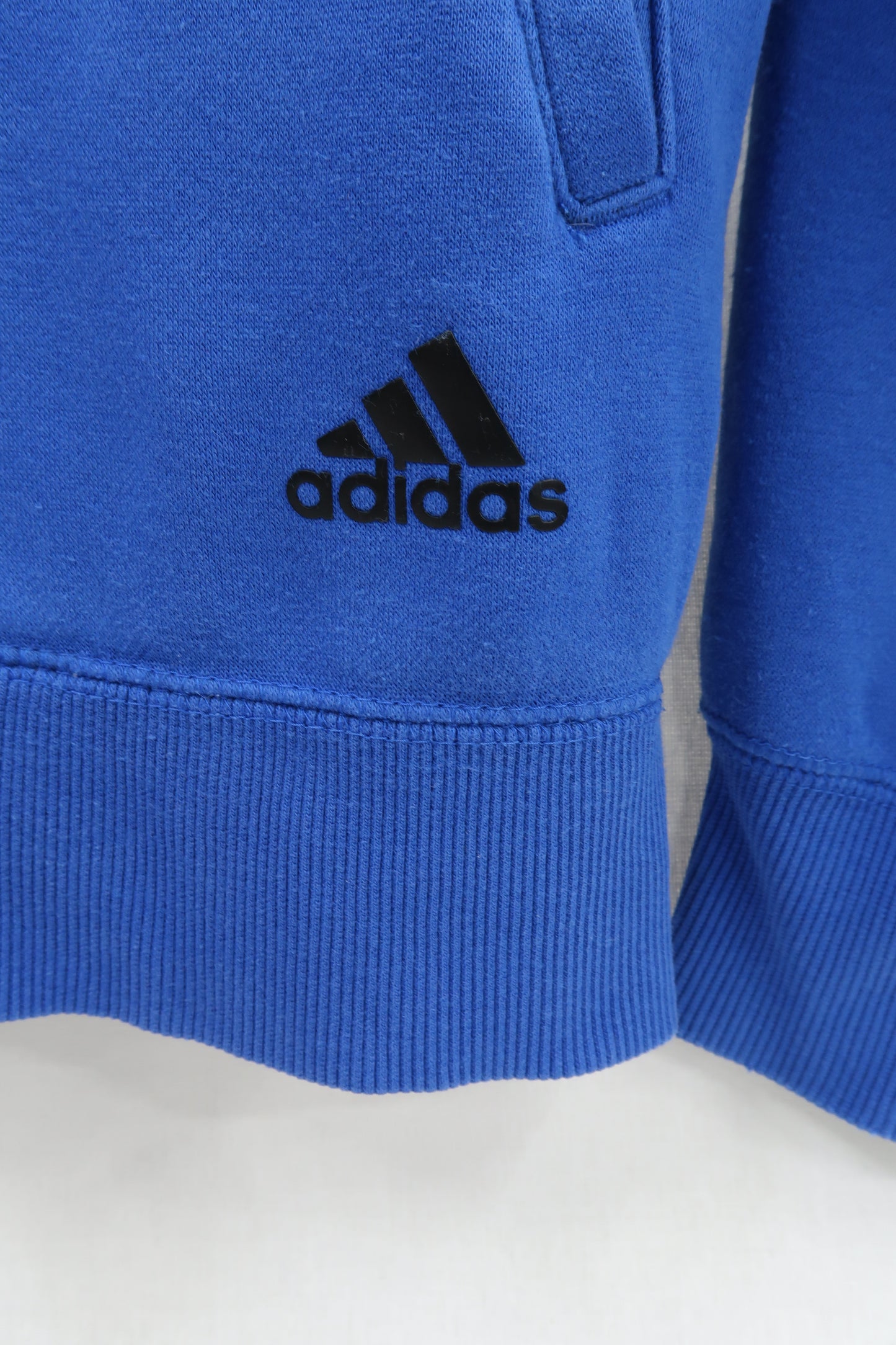 Veste à capuche bleue et noire - Adidas - S