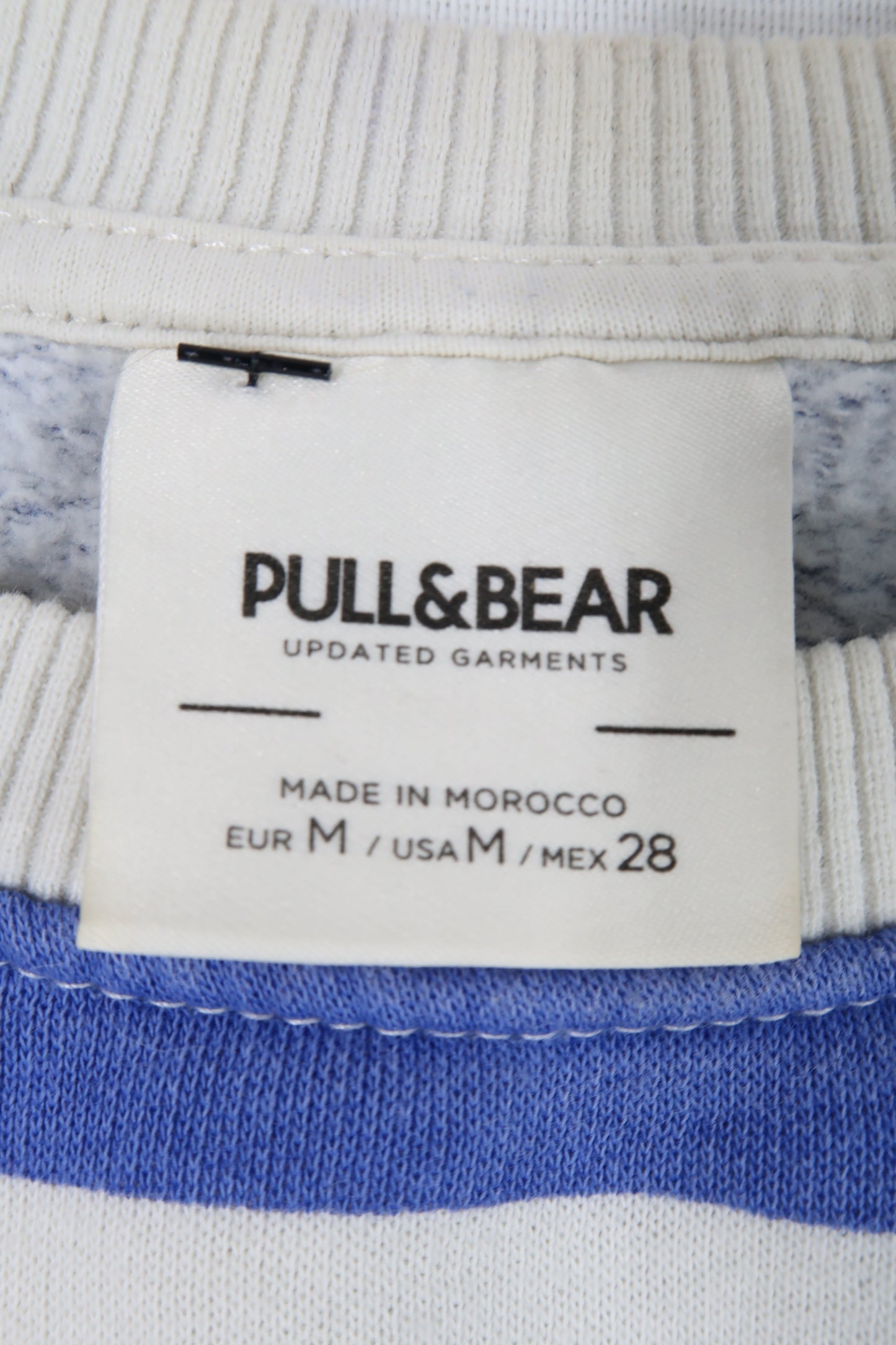 Pull marinière bleu & blanc - Pull & Bear - M