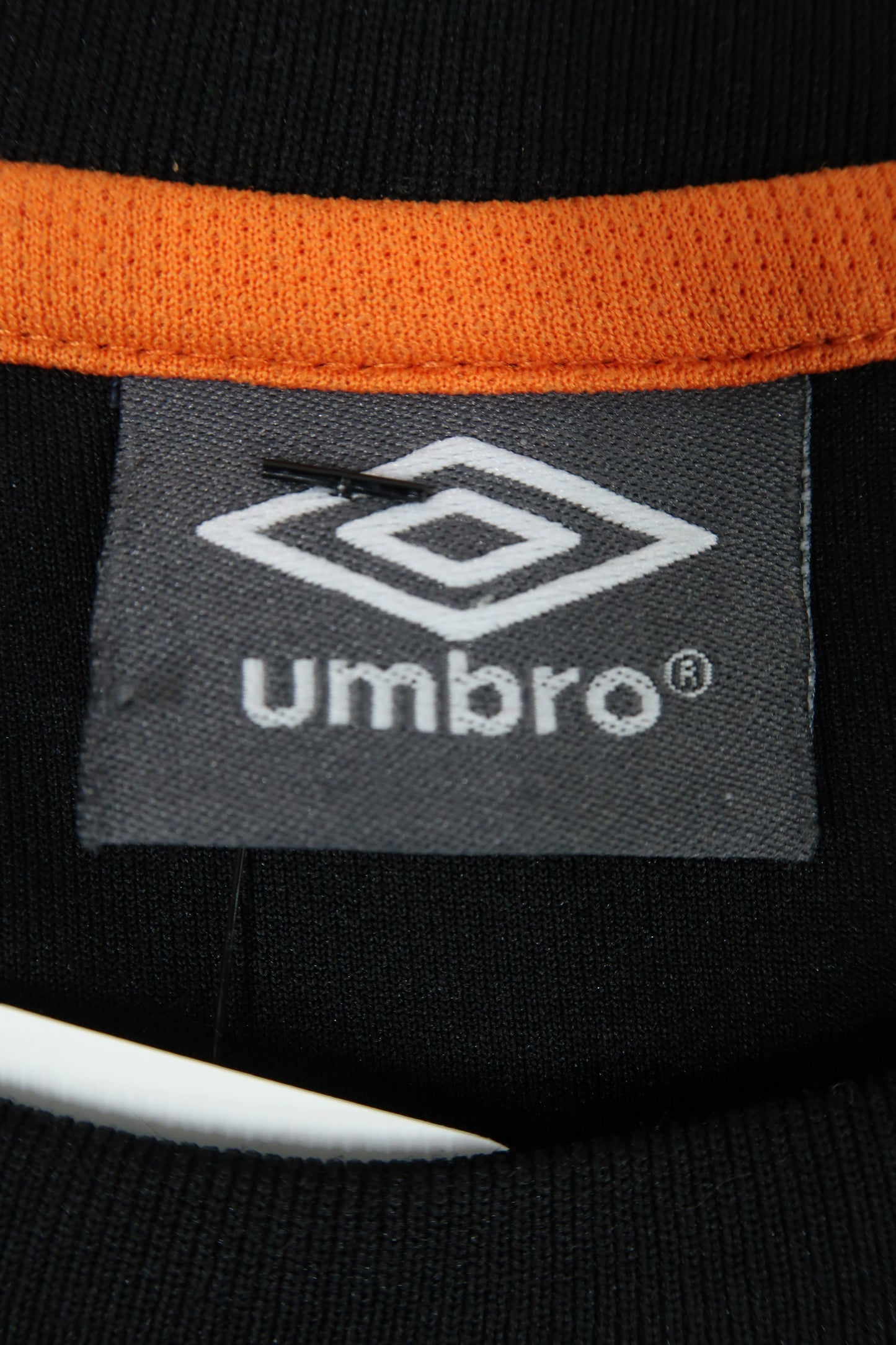 T-shirt à manches courtes noir & orange - Umbro - L