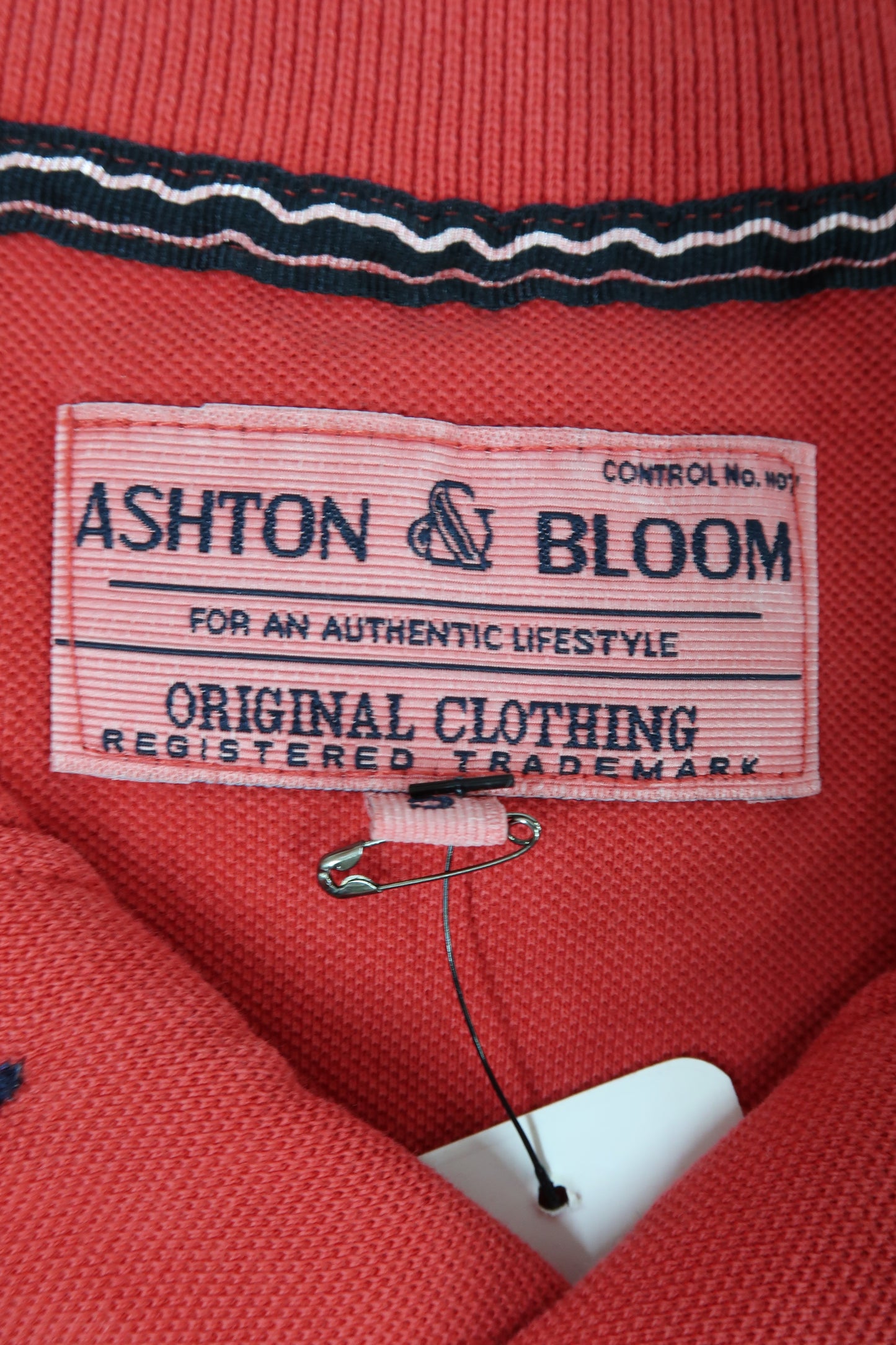 Polo à manches courtes rouge - Ashton & Bloom - S