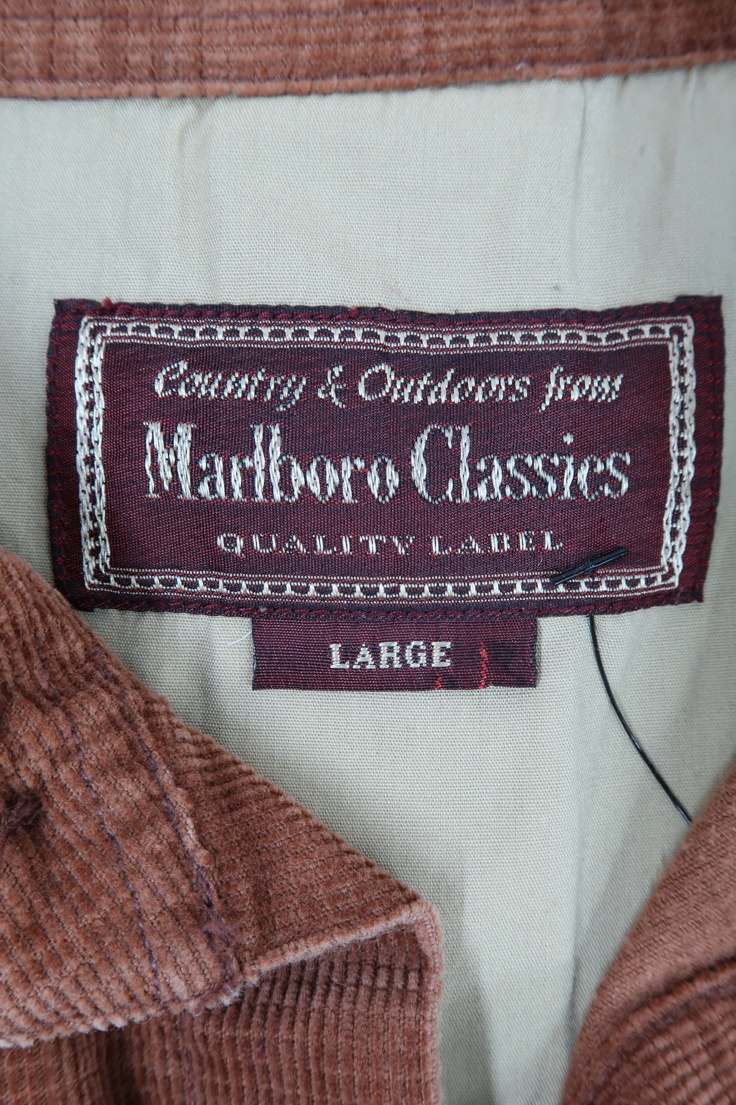 Chemise à manches longues en velour - Marlboro Classics - L