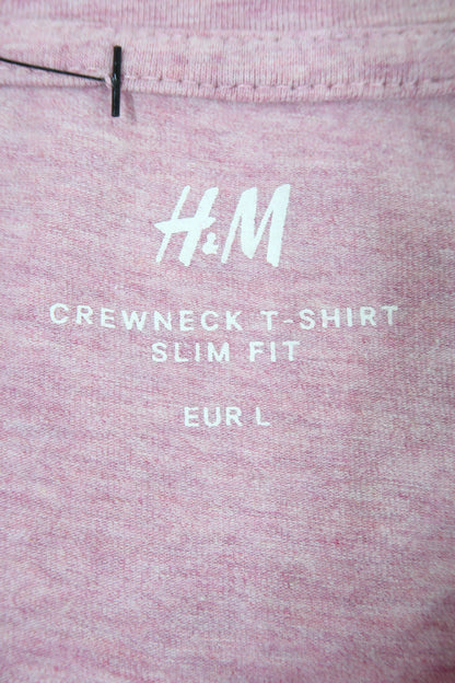 T-shirt à manches courtes rose clair - H&M - L