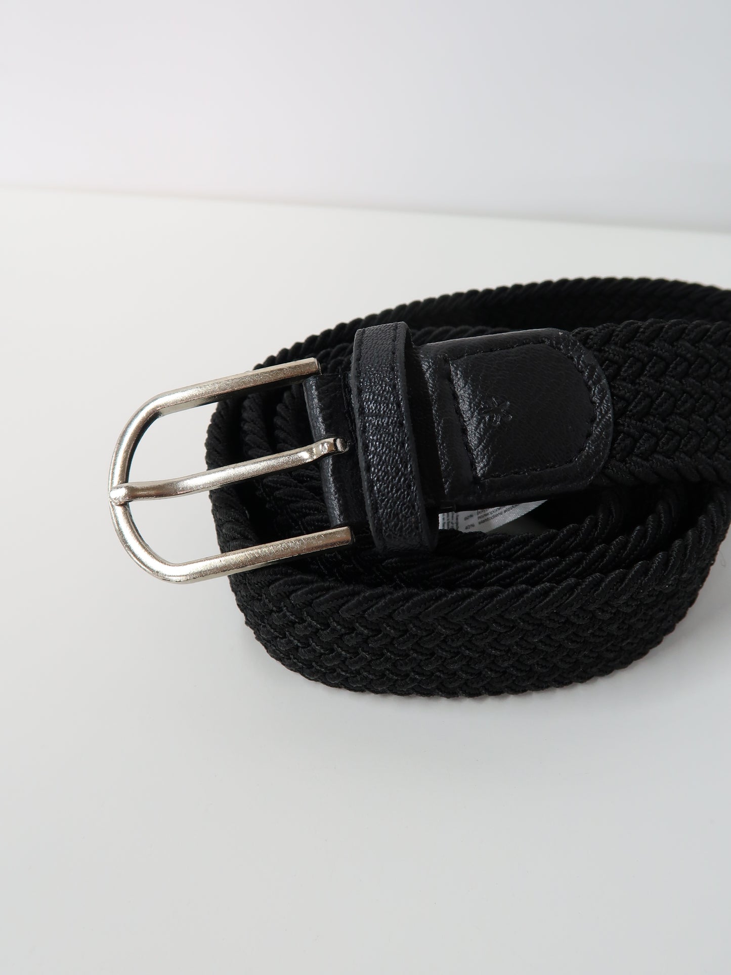 Ceinture noire tressée - Celio - 50